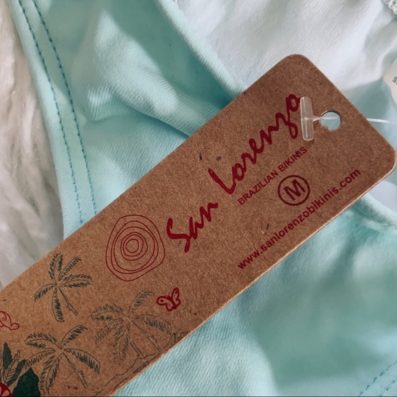 Light Blue Ruffle Bikini - Picture 2 of 5